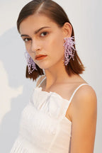 Beaded chandelier earrings - View 6 | WEUXS