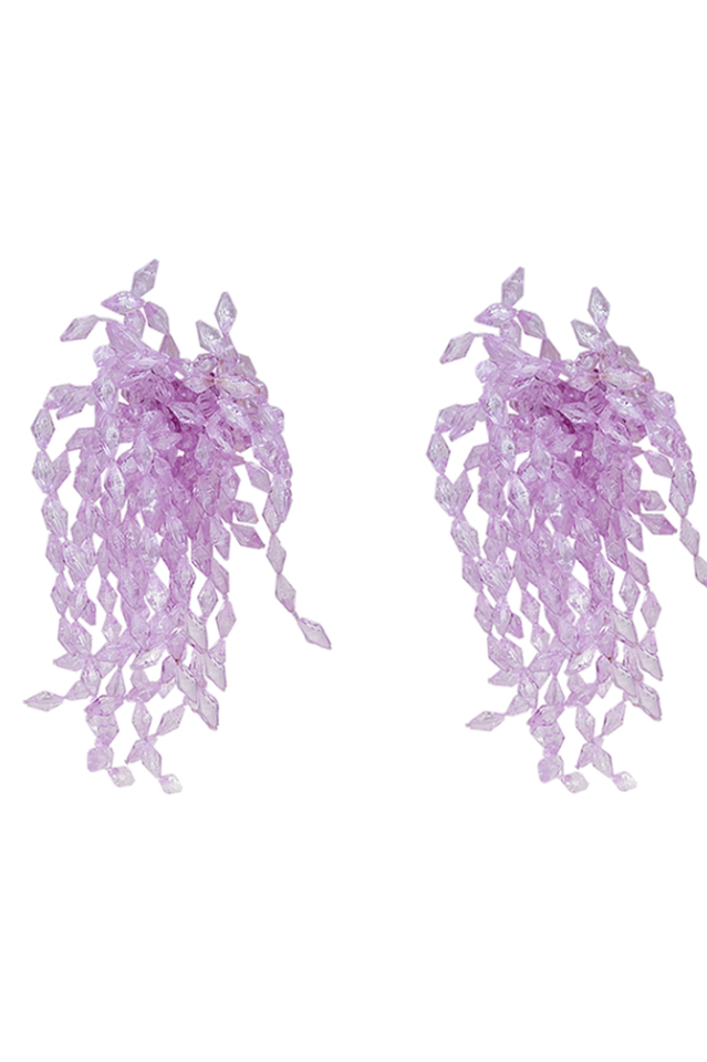 Lavender Diamond Earrings | Dress In Beauty