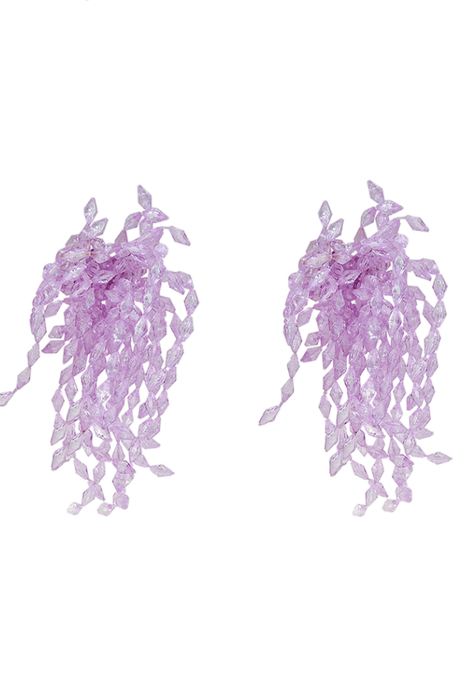 Lavender Diamond Earrings | Dress In Beauty