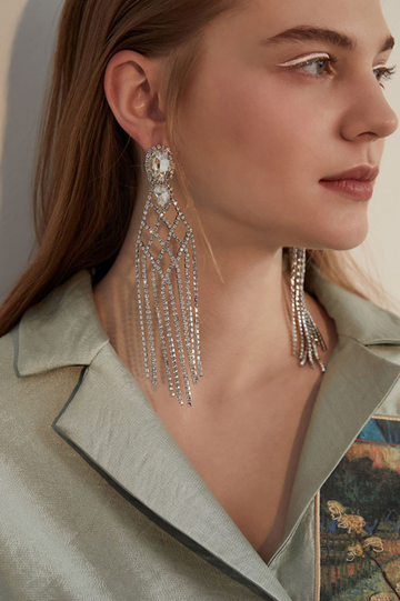 Diamante Statement Earrings | Dress In Beauty
