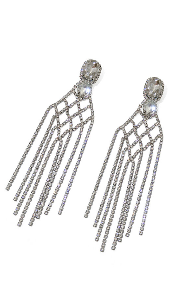 Diamante Statement Earrings | Dress In Beauty