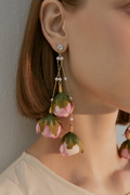 Rose Tassel Earrings | Dress In Beauty