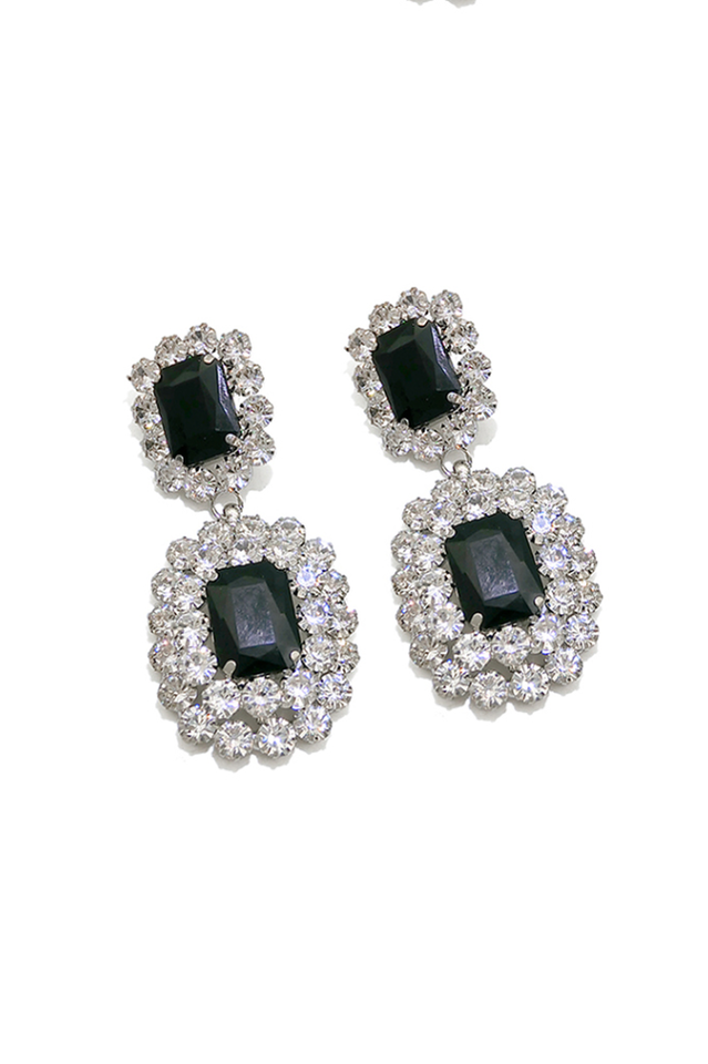 Dimond Dangle Earrings | Dress In Beauty