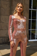 Marissa Sequin Jumpsuit | Dress In Beauty