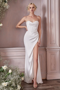 Cinderella Divine Corset Cowl Satin Gown | Dress In Beauty