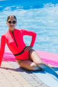 Surf-Up Neon Belted Swimsuit | Dress In Beauty