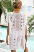 Openwork Plunge Dolman Sleeve Cover Up Dress | Dress In Beauty