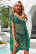 Side Slit Plunge Openwork Cover-Up | Dress In Beauty