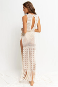 Crochet High Neck Cover Up | Dress In Beauty