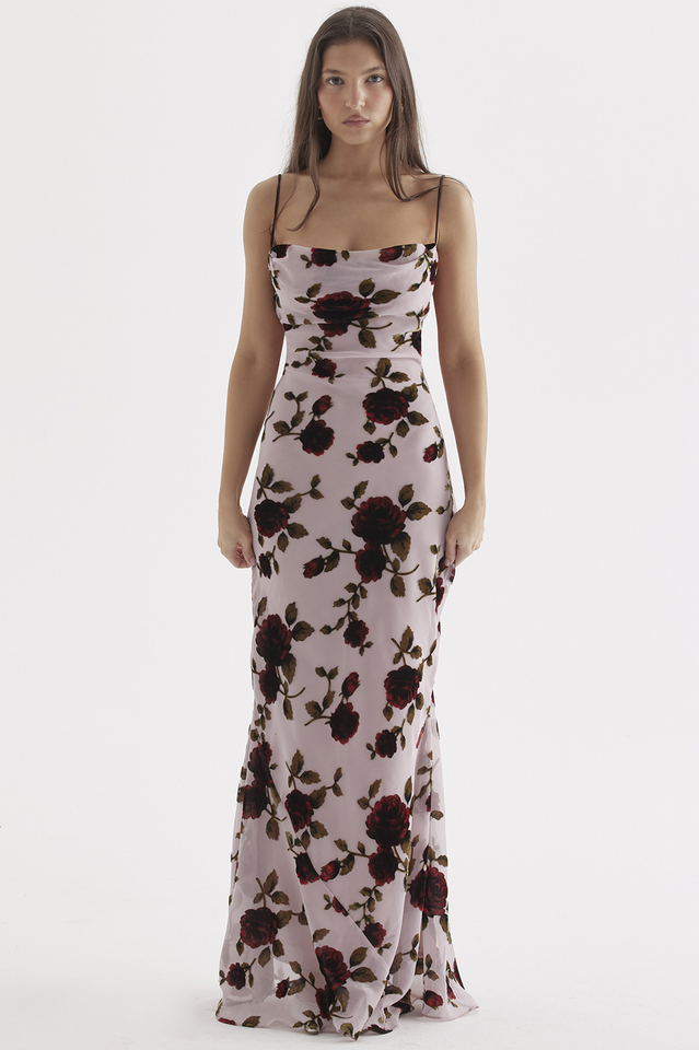 Pink Devoured Craft Long Dress | Dress In Beauty