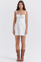 WEUXS Carlotta Corset Mini Dress - View 8 | WEUXS