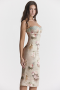 Venus Vintage Floral Midi Dress | Dress In Beauty