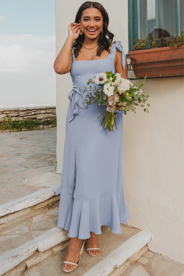 Tie Shoulder Boho Midi Dress | Dress In Beauty