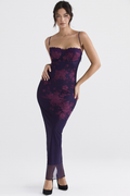 Aiza Purple Floral Dress | Dress In Beauty