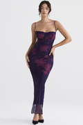 Aiza Purple Floral Dress | Dress In Beauty