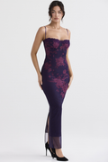 Aiza Purple Floral Dress | Dress In Beauty