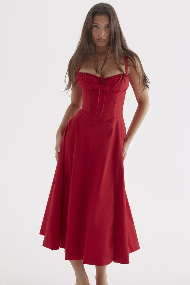 Carmen Bustier Sundress | Dress In Beauty