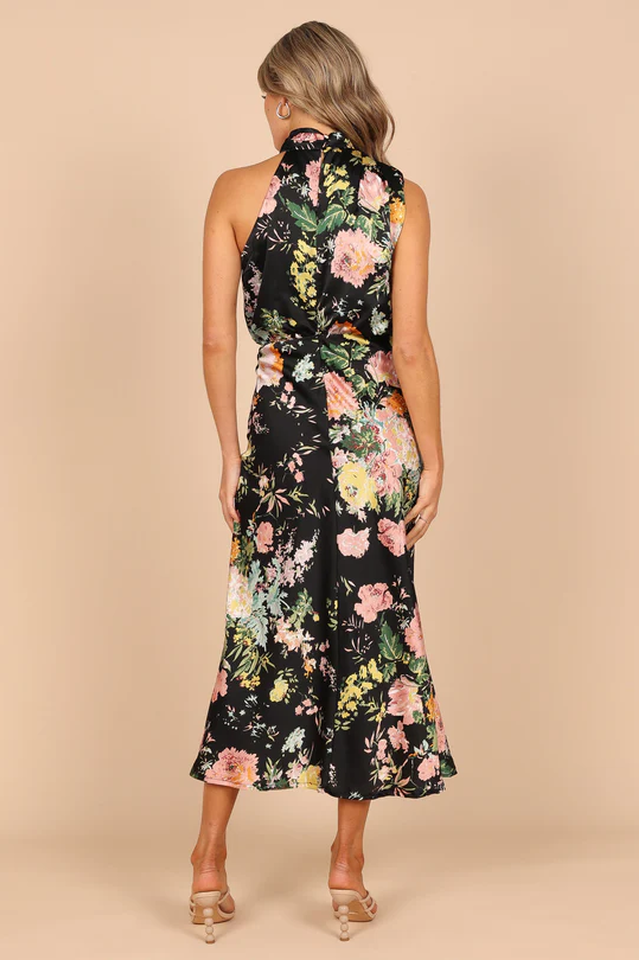 Anabelle Halter Neck Midi Dress | Dress In Beauty