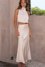 Esther Top + Maxi Skirt Set - WEUXS