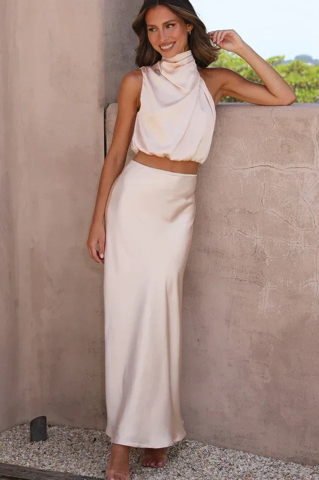 Esther Top + Maxi Skirt Set - WEUXS