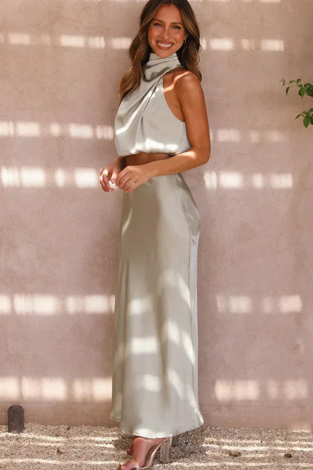 Esther Top + Maxi Skirt Set - WEUXS