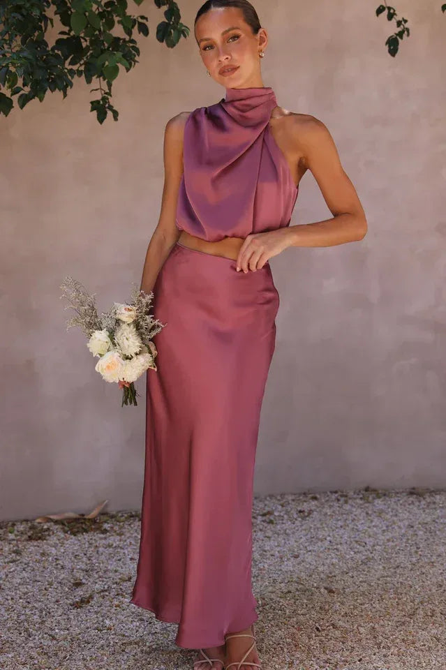 Esther Top + Maxi Skirt Set - WEUXS