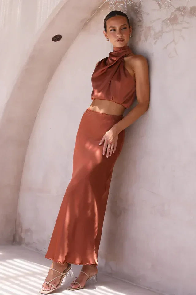 Esther Top + Maxi Skirt Set - WEUXS