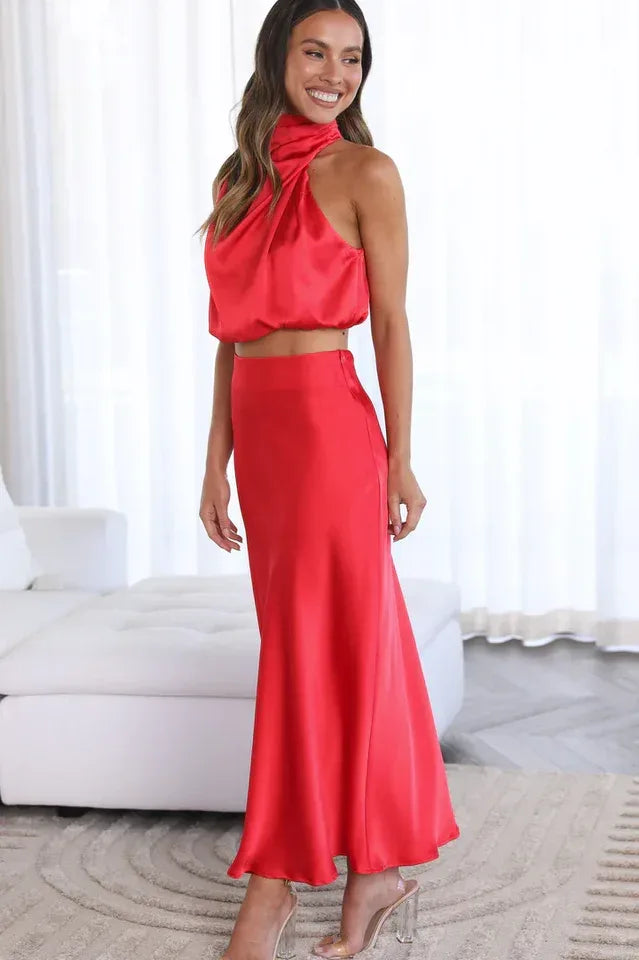 Esther Top + Maxi Skirt Set - WEUXS