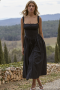 Tatiana Black Midi Sundress | Dress In Beauty