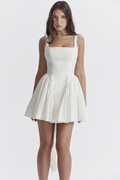 Florianne Ivory Bow Mini Dress | Dress In Beauty