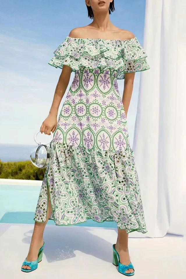 Isabella Bardot Cotton Broderie Anglaise Dress - View 8 | WEUXS
