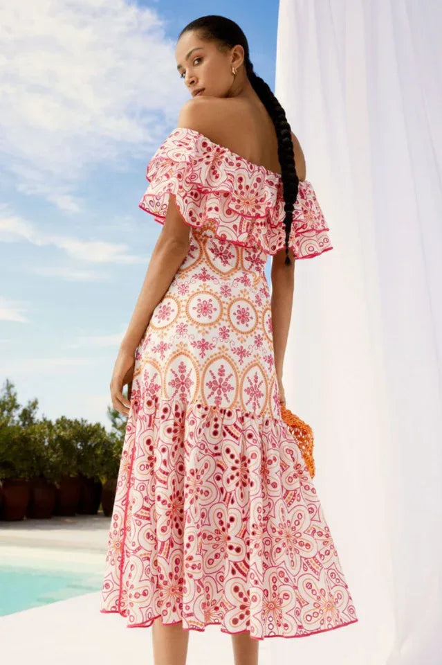 Bardot Cotton Broderie Anglaise Dress Secondary image