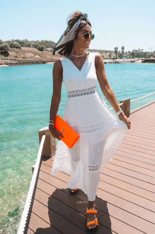 Jessica White Maxi Dress | Dress In Beauty