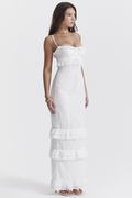 Eve White Broderie Maxi Dress | Dress In Beauty