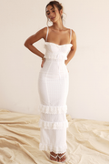 Eve White Broderie Maxi Dress | Dress In Beauty