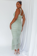 Nadia Ruched Fishtail Maxi Dress | Dress In Beauty
