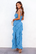 Ocean Waves Tiered Ruffle Maxi Dress | Dress In Beauty