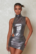 The Chrome Ruche Set | Dress In Beauty