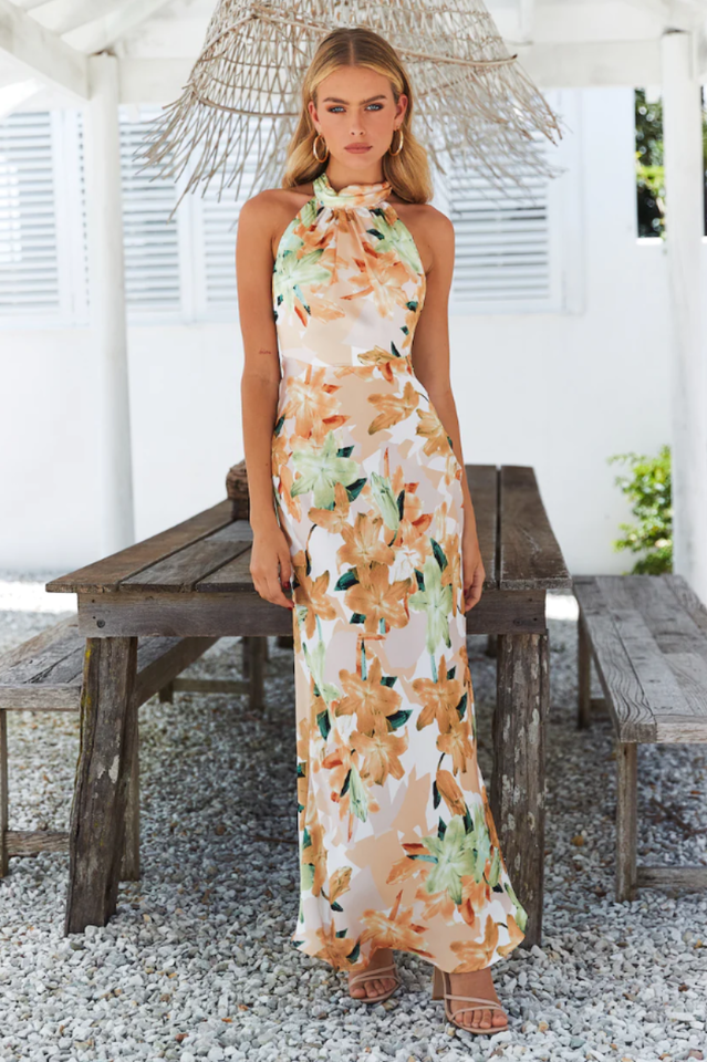 Simply Sleek Maxi Dress | Dress In Beauty