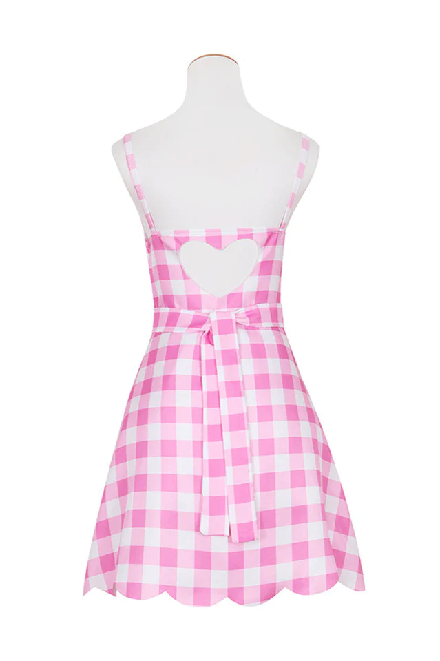 Barbie Movie Margot Pink Plaid Check Dress | Dress In Beauty