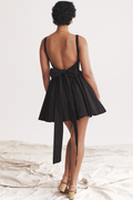 Florianne Black Bow Mini Dress | Dress In Beauty