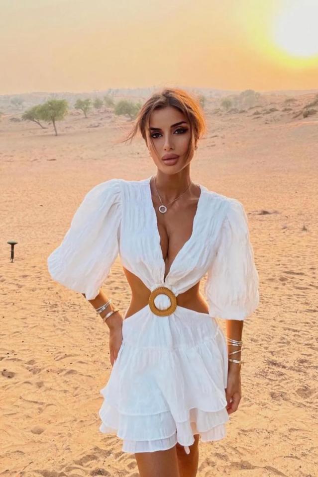 Paloma Puff Sleeve Mini Dress | Dress In Beauty