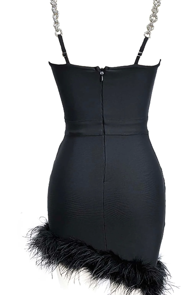 Kadence Crystal Chain Bandage Dress | Dress In Beauty