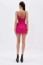 Women's Ruffle Mini Dress - View 6 | WEUXS
