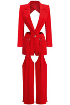 Shapa Blazer Jumpsuit with Cut-Outs - View 9 | WEUXS