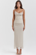 Nalini Sand Maxi Dress | Dress In Beauty