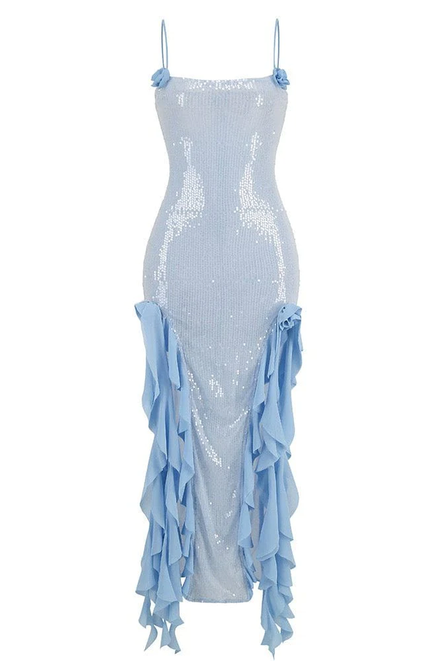 Othniel Sequin Embellished Ruffle Dress | Dress In Beauty