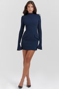 Mahalia Navy Mini Dress | Dress In Beauty