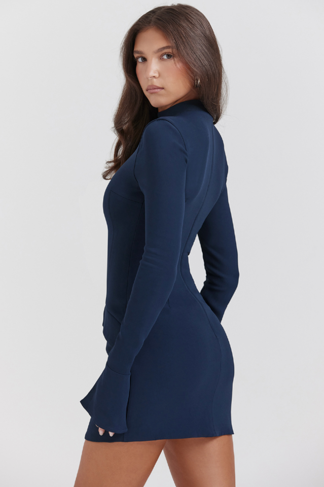 Mahalia Navy Mini Dress | Dress In Beauty