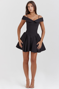 Elida Black Mini Dress | Dress In Beauty